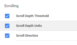 Google Tag Manager Scroll Variables